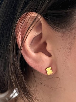 Pendientes Oso Tous Sweet Dolls Dorados