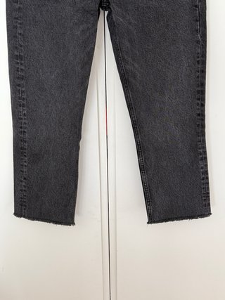 Pantalón vaquero negro boyfriend Zara talla 36