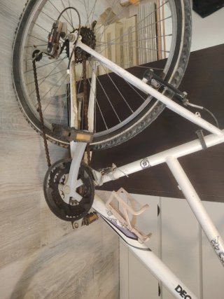 Bicicleta Decathlon Blanca