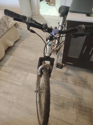 Bicicleta Decathlon Blanca