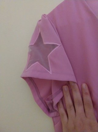 Vestido rosa con estrellas Talla M