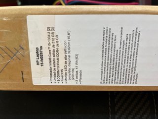 PORTÁTIL HP 15.6" ¡PRECINTADO y SIN ABRIR!