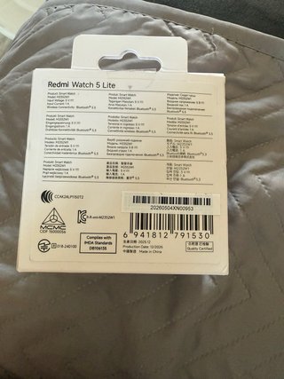 Reloj Redmi Watch 5 Lite Negro