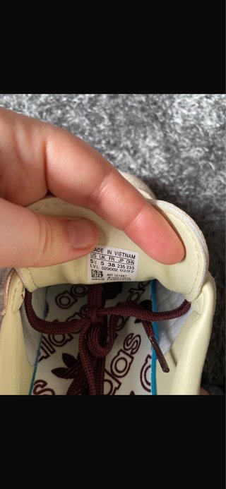 Adidas Samba Bordeaux e Bege Tamanho 38
