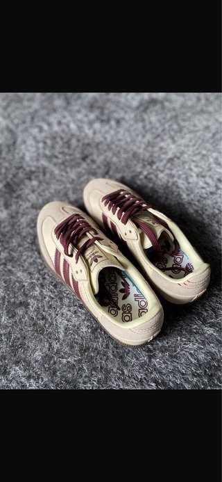 Adidas Samba Bordeaux e Bege Tamanho 38
