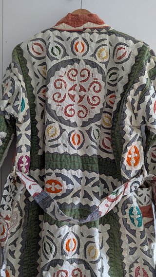 Chaqueta-kimono artesanía de la India.