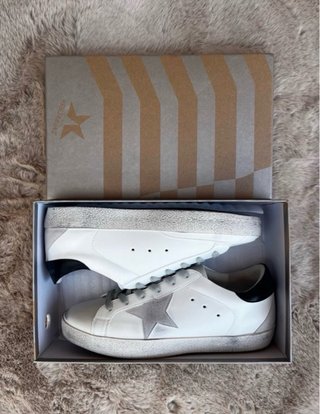 Golden Goose Superstar Sneakers Blancas y Grises