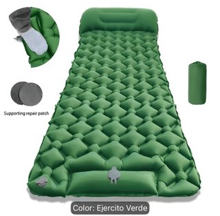 Esterilla Hinchable Verde Militar