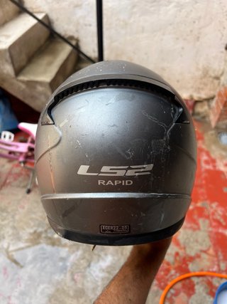 Casco Moto LS2 Gris