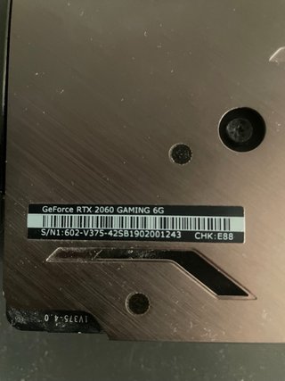 MSI RTX 2060 Gaming Z Tarjeta Gráfica