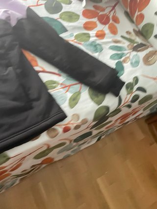 Chaqueta Fila Mujer Talla XL Negra y Morada