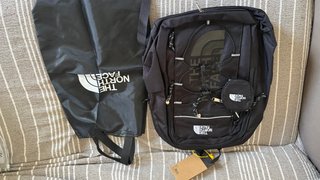 Mochila The North Face Negra Gris Nueva