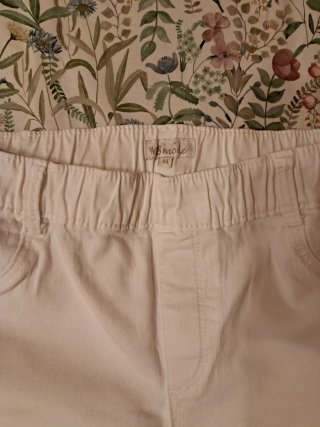Pantalón Capri Blanco Mujer