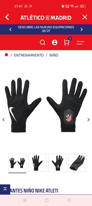Guantes Nike Therma-Fit Niño NUEVOS  sin estrenar