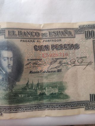 Billete 100 Pesetas Banco de España 1925