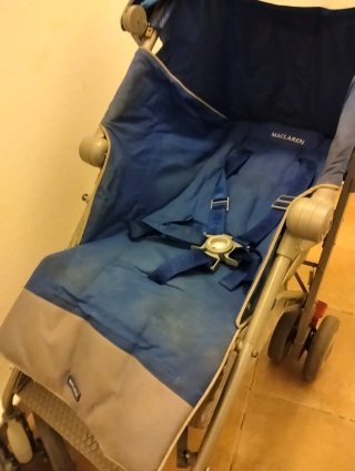 Carrito Maclaren Azul para niños