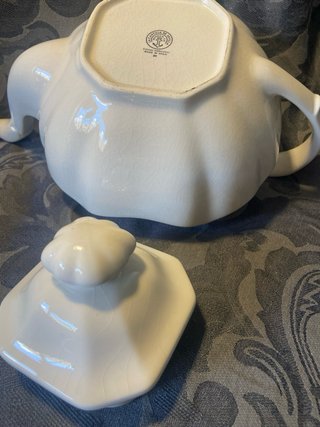 Tetera La Cartuja Blanca Porcelana