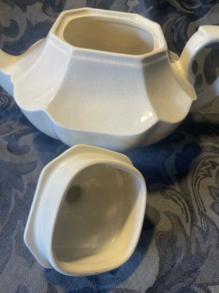 Tetera La Cartuja Blanca Porcelana