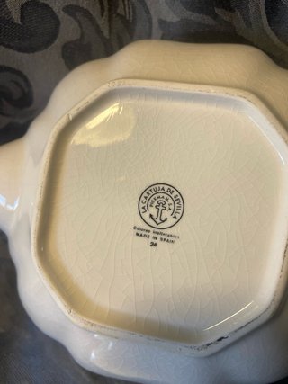 Tetera La Cartuja Blanca Porcelana