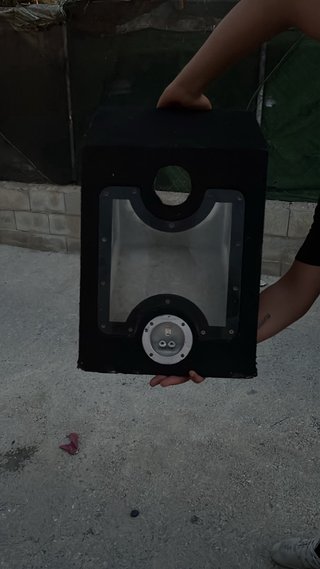 Cajón Subwoofer 12 Negro