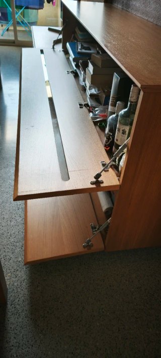 Mueble comedor y mesa centro madera