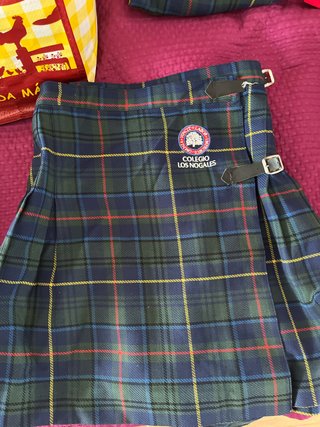 Falda de cuadros uniforme Colegio Los Nogales