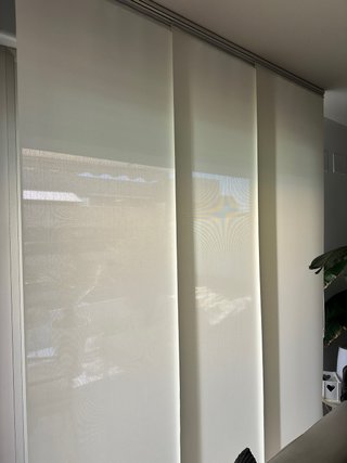 4 mt Pannelli Giapponesi Cortinadecor Beige/Bianco