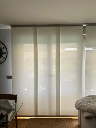 4 mt Pannelli Giapponesi Cortinadecor Beige/Bianco