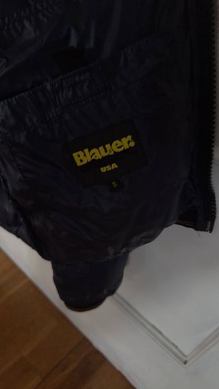 Chaqueta Blauer S Hombre Azul Marino Pelo Zorro