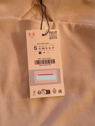 Vestido corto Zara Con etiqueta