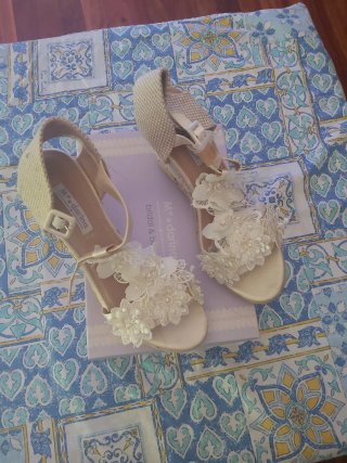 Zapatos de Novia Mi-darina Talla 40