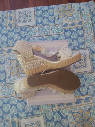 Zapatos de Novia Mi-darina Talla 40