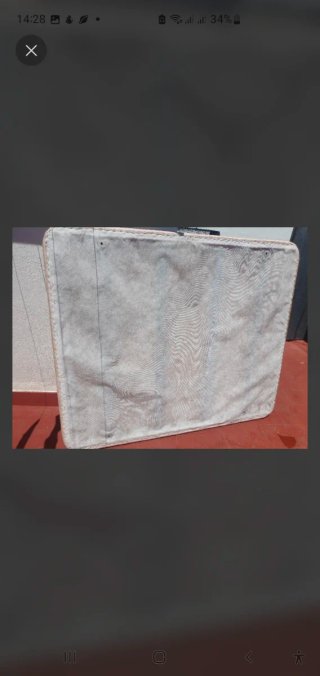 Base tapizada 150x180 cm con patas