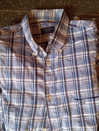 Camicia Paul & Shark quadri blu taglia L