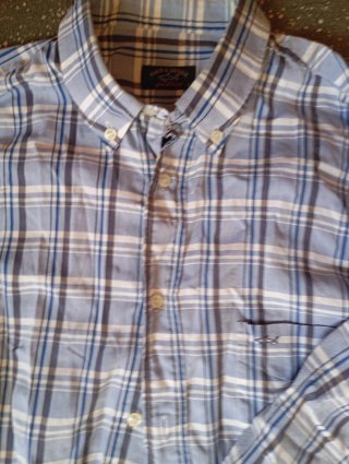 Camicia Paul & Shark quadri blu taglia L