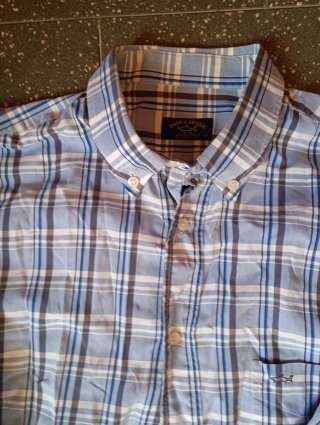 Camicia Paul & Shark quadri blu taglia L