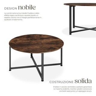 Tavolino da salotto Aberdeen 88,5 x 47 cm · Metallo