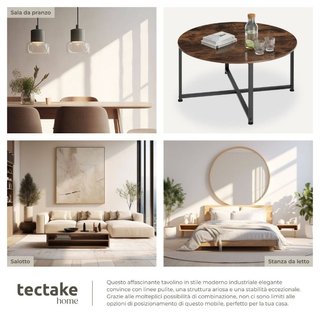 Tavolino da salotto Aberdeen 88,5 x 47 cm · Metallo