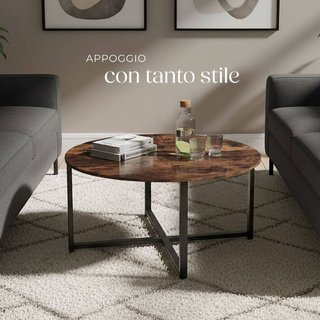Tavolino da salotto Aberdeen 88,5 x 47 cm · Metallo