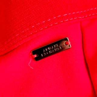 Pantaloni Armani Exchange Rossi Eleganti Donna