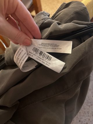 Vestido Massimo Dutti gris plomo