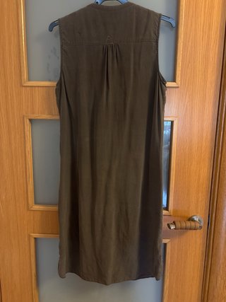 Vestido Massimo Dutti gris plomo