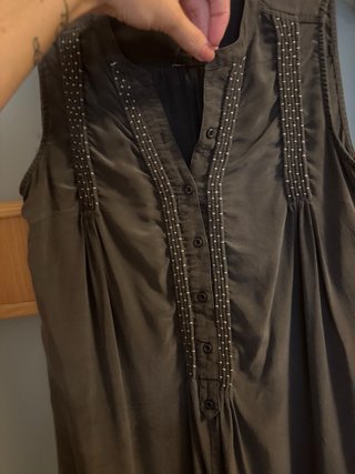 Vestido Massimo Dutti gris plomo