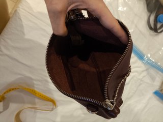 Bolso de mano Zara Piel Burdeos