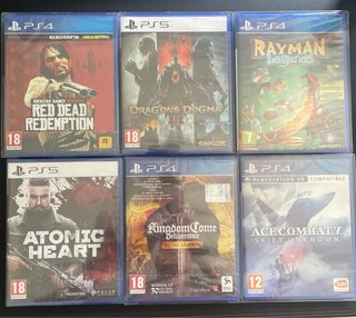 LOTE PRECINTADOS PS4 & PS5