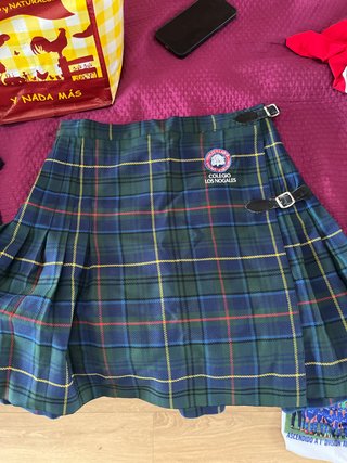 Falda de uniforme colegio Los Nogales