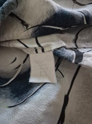 Camicia fantasia cerchi taglia 42 in seta