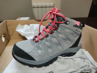 Zapatillas Columbia Mujer Senderismo Gris/Rojo