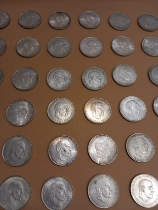 Lote 41 Monedas Plata Franco 1966