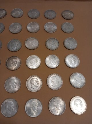 Lote 41 Monedas Plata Franco 1966